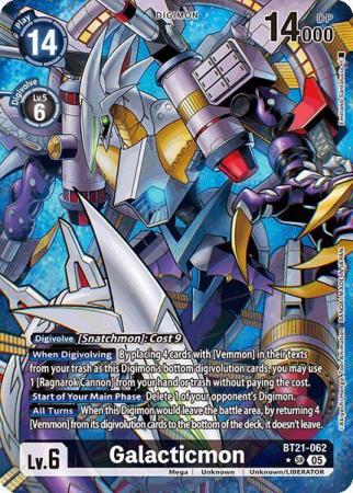 Galacticmon (Alternate Art) - BT21-062 SR - Super Rare
