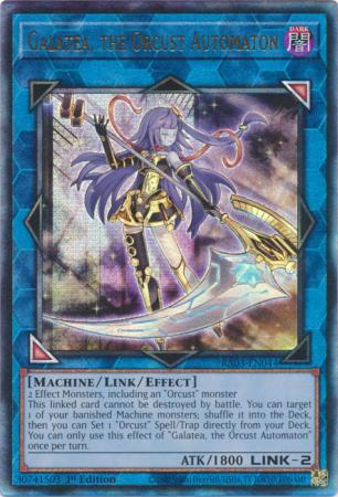 Galatea, the Orcust Automaton (PUR) (RA03-EN044) - Quarter Century Bonanza Prismatic Ultimate Rare 1st Edition