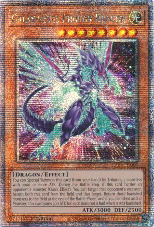 Galaxy-Eyes Photon Dragon (New Art) (Quarter Century Secret Rare) (RA04-EN008) - Quarter Century Stampede Quarter Century Secret Rare 1st Edition