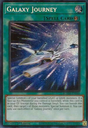 Galaxy Journey (BLMM-EN040) - Battles of Legend: Monster Mayhem Secret Rare 1st Edition