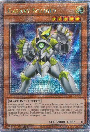 Galaxy Soldier (Quarter Century Secret Rare) (RA04-EN219) - Quarter Century Stampede Quarter Century Secret Rare 1st Edition