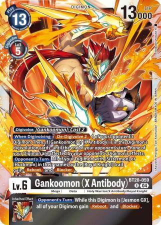Gankoomon (X Antibody) - BT20-059 R - Rare