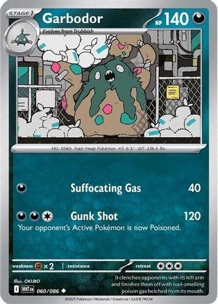 Garbodor - 060/086 - Uncommon Reverse Holo