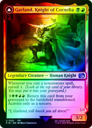 Garland, Knight of Cornelia - 0221 - Foil