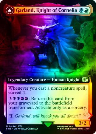Garland, Knight of Cornelia (Extended Art) - 0486 - Foil