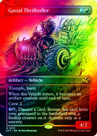 Gastal Thrillroller (Borderless) - 0313 - Foil
