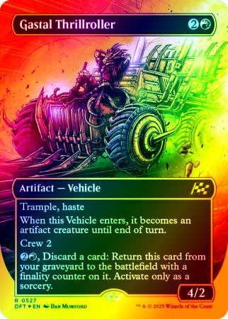 Gastal Thrillroller (Borderless) (First-Place Foil) - 0527 - Foil