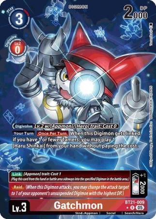 Gatchmon (Alternate Art) - BT21-009 R - Rare