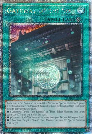 Gateway of the Six (Quarter Century Secret Rare) (RA03-EN229) - Quarter Century Bonanza Quarter Century Secret Rare 1st Edition