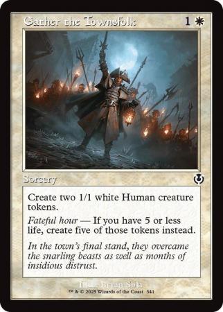 Gather the Townsfolk (Retro Frame) - 0341