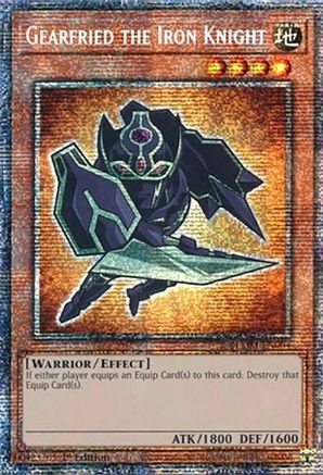 Gearfried the Iron Knight (Starlight Rare) (BLMM-EN004) - Battles of Legend: Monster Mayhem Starlight Rare 1st Edition