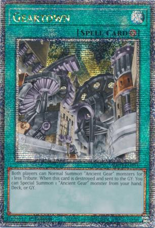 Geartown (Quarter Century Secret Rare) (RA03-EN203) - Quarter Century Bonanza Quarter Century Secret Rare 1st Edition