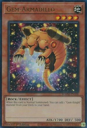 Gem-Armadillo (BLMM-EN108) - Battles of Legend: Monster Mayhem Ultra Rare 1st Edition