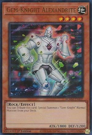 Gem-Knight Alexandrite (BLMM-EN107) - Battles of Legend: Monster Mayhem Ultra Rare 1st Edition