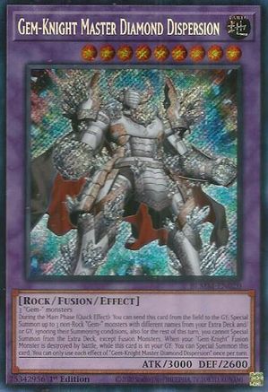 Gem-Knight Master Diamond Dispersion (BLMM-EN020) - Battles of Legend: Monster Mayhem Secret Rare 1st Edition