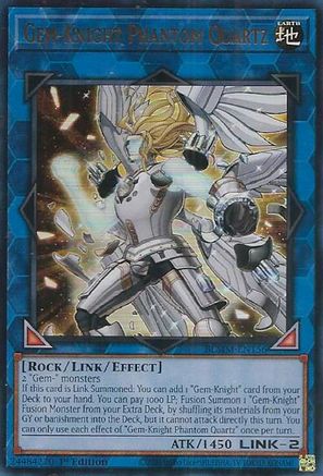 Gem-Knight Phantom Quartz (BLMM-EN156) - Battles of Legend: Monster Mayhem Ultra Rare 1st Edition