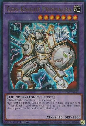Gem-Knight Prismaura (BLMM-EN140) - Battles of Legend: Monster Mayhem Ultra Rare 1st Edition