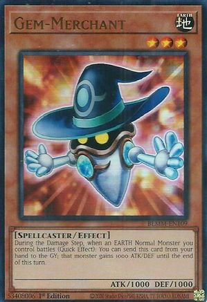 Gem-Merchant (BLMM-EN109) - Battles of Legend: Monster Mayhem Ultra Rare 1st Edition