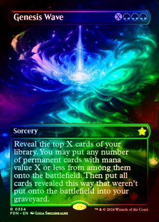 Genesis Wave (Borderless) - 0334 - Foil