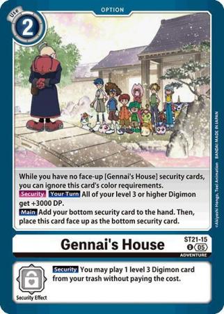 Gennai's House - ST21-15 U - Uncommon