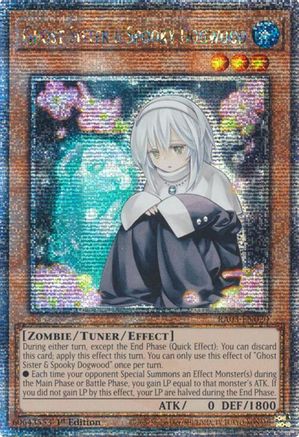 Ghost Sister & Spooky Dogwood (Quarter Century Secret Rare) (RA03-EN020) - Quarter Century Bonanza Quarter Century Secret Rare 1st Edition