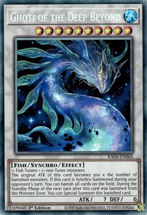 Ghoti of the Deep Beyond (PCR) (RA04-EN060) - Quarter Century Stampede Collector's Rare 1st Edition
