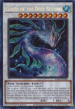 Ghoti of the Deep Beyond (Secret Rare) (RA04-EN060) - Quarter Century Stampede Secret Rare 1st Edition