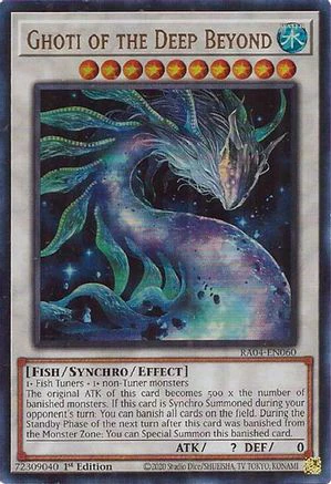 Ghoti of the Deep Beyond (UR) (RA04-EN060) - Quarter Century Stampede Ultra Rare 1st Edition