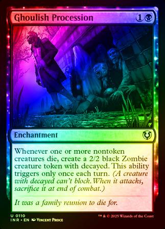 Ghoulish Procession - 0110 - Foil