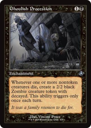 Ghoulish Procession (Retro Frame) - 0378