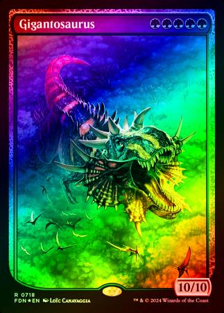 Gigantosaurus (Full Art) - 0718 - Foil