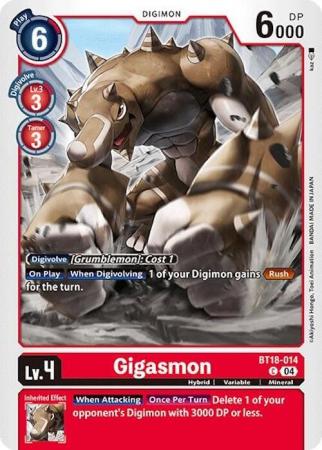 Gigasmon - BT18-014 C - Common