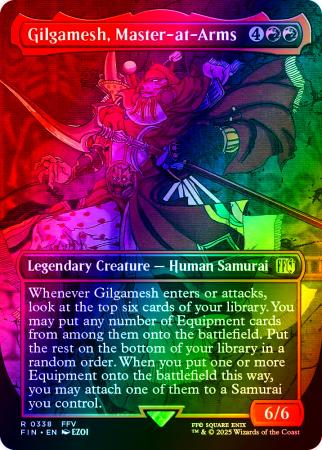 Gilgamesh, Master-at-Arms (Borderless) - 0338 - Foil