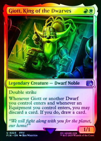 Giott, King of the Dwarves - 0223 - Foil