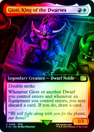 Giott, King of the Dwarves (Extended Art) - 0488 - Foil