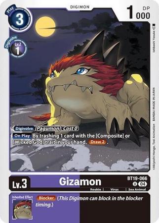 Gizamon - BT19-066 U - Uncommon