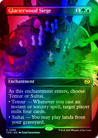 Glacierwood Siege (Borderless) - 0386 - Foil
