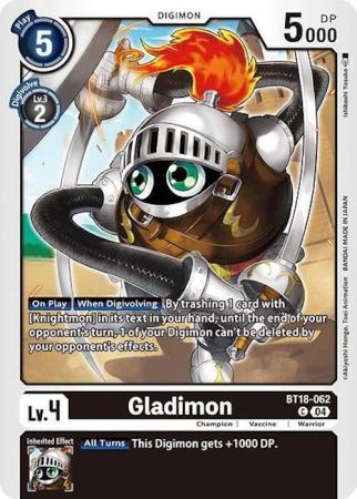Gladimon - BT18-062 C - Common