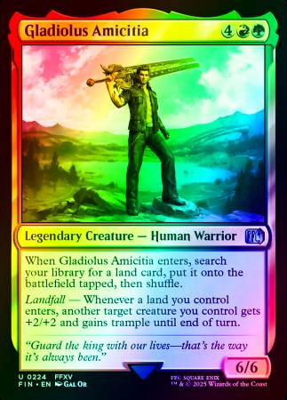 Gladiolus Amicitia - 0224 - Foil