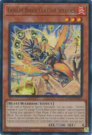 Goblin Biker Clatter Sploder (MP25-EN153) - 2025 Mega-Pack Ultra Rare 1st Edition