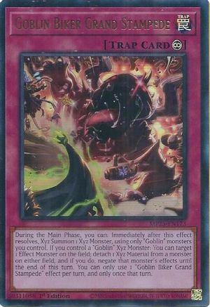 Goblin Biker Grand Stampede (MP25-EN173) - 2025 Mega-Pack Ultra Rare 1st Edition