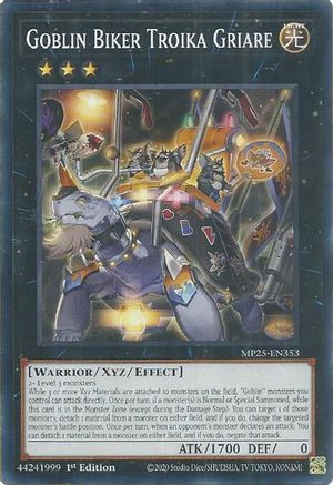 Goblin Biker Troika Griare (MP25-EN353) - 2025 Mega-Pack Common / Short Print 1st Edition