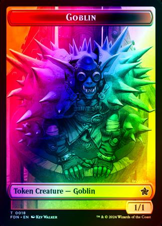 Goblin // Insect Doubled-Sided Token - 18 // 21 - Foil