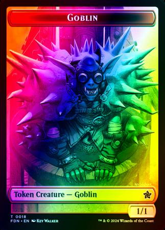 Goblin // Zombie Doubled-Sided Token - 18 // 15 - Foil