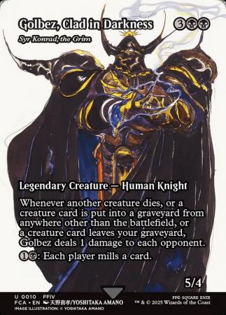 Golbez, Clad in Darkness - Syr Konrad, the Grim (Showcase) - 0010