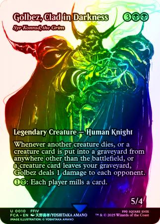 Golbez, Clad in Darkness - Syr Konrad, the Grim (Showcase) - 0010 - Foil
