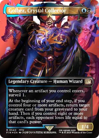 Golbez, Crystal Collector (Borderless) (Surge Foil) - 0540 - Foil