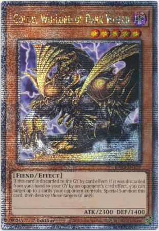 Goldd, Wu-Lord of Dark World (Quarter Century Secret Rare) (RA03-EN159) - Quarter Century Bonanza Quarter Century Secret Rare 1st Edition
