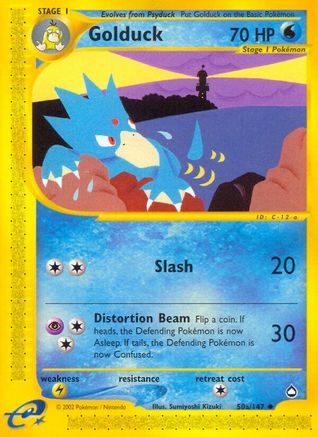 Golduck - 50a/147 - Uncommon Reverse Holo