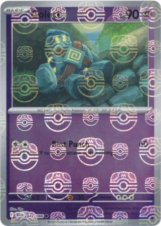 Golett (Master Ball Pattern) - 045/086 - Common Reverse Holo